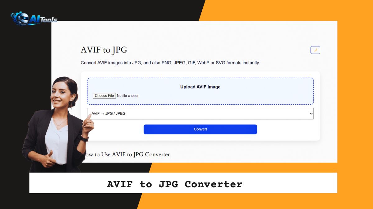AVIF to JPG Converter