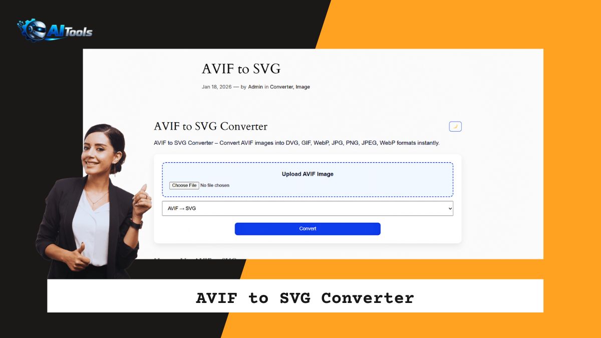 AVIF to SVG Converter