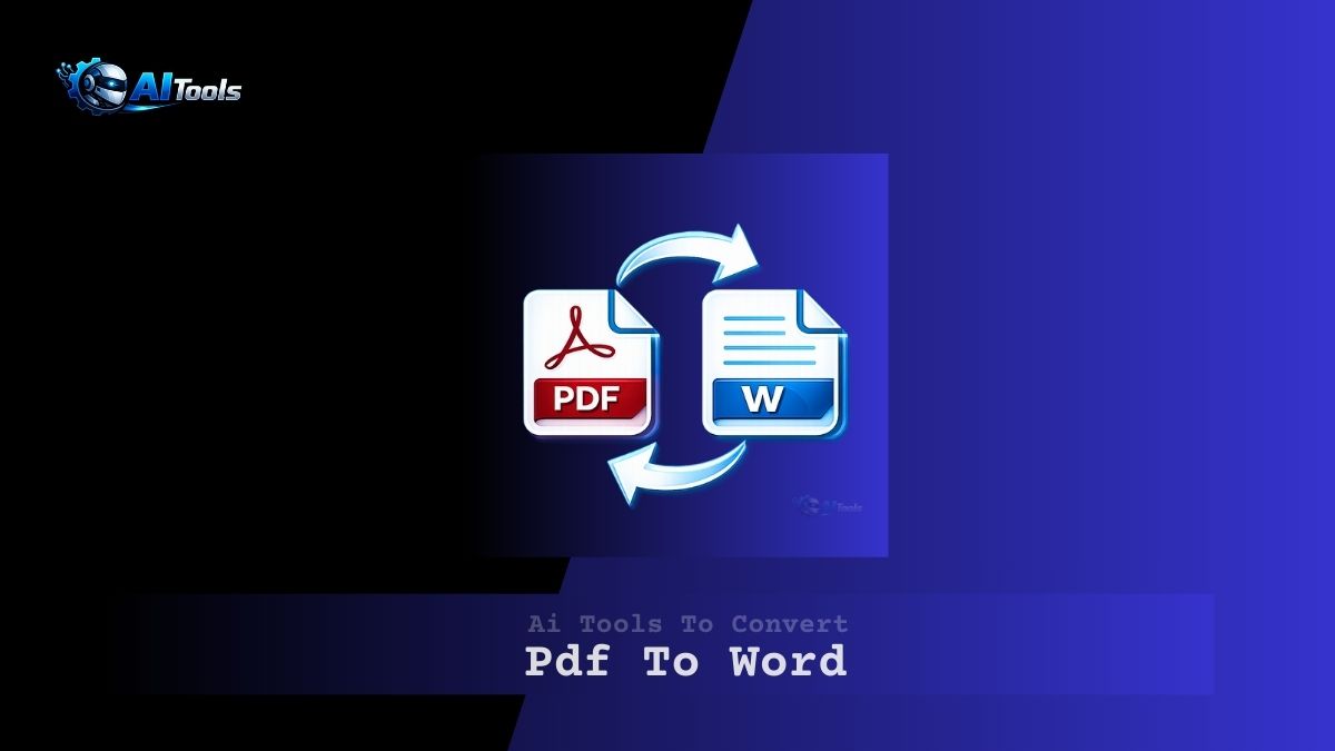 Ai Tools To Convert Pdf To Word
