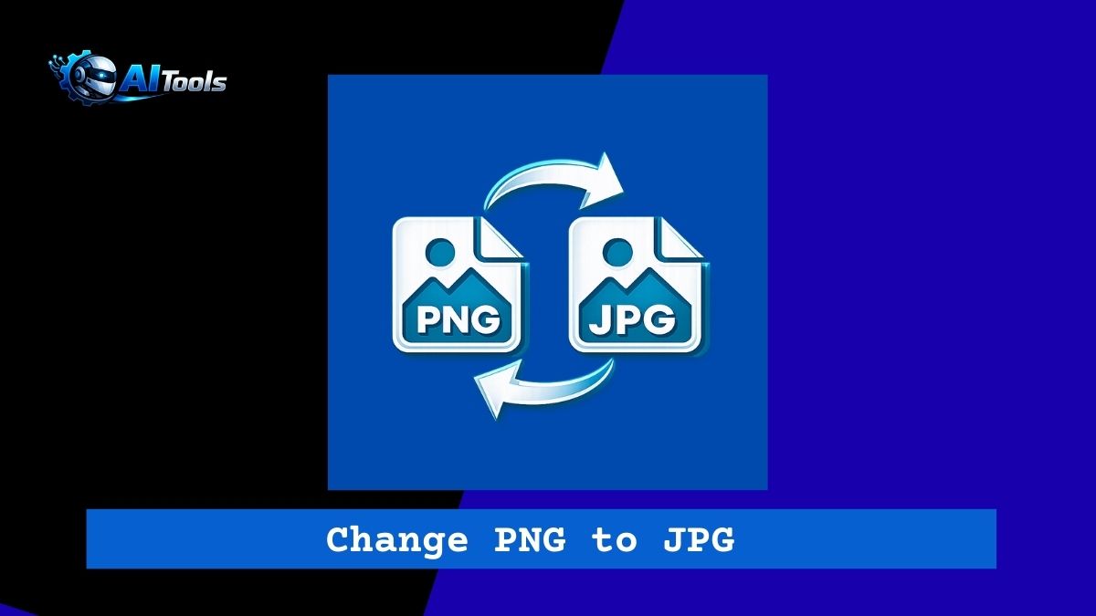 Change PNG to JPG