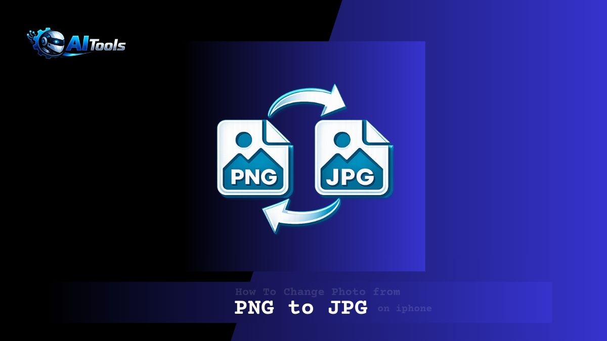 How To Change Photo from PNG to JPG on iphone