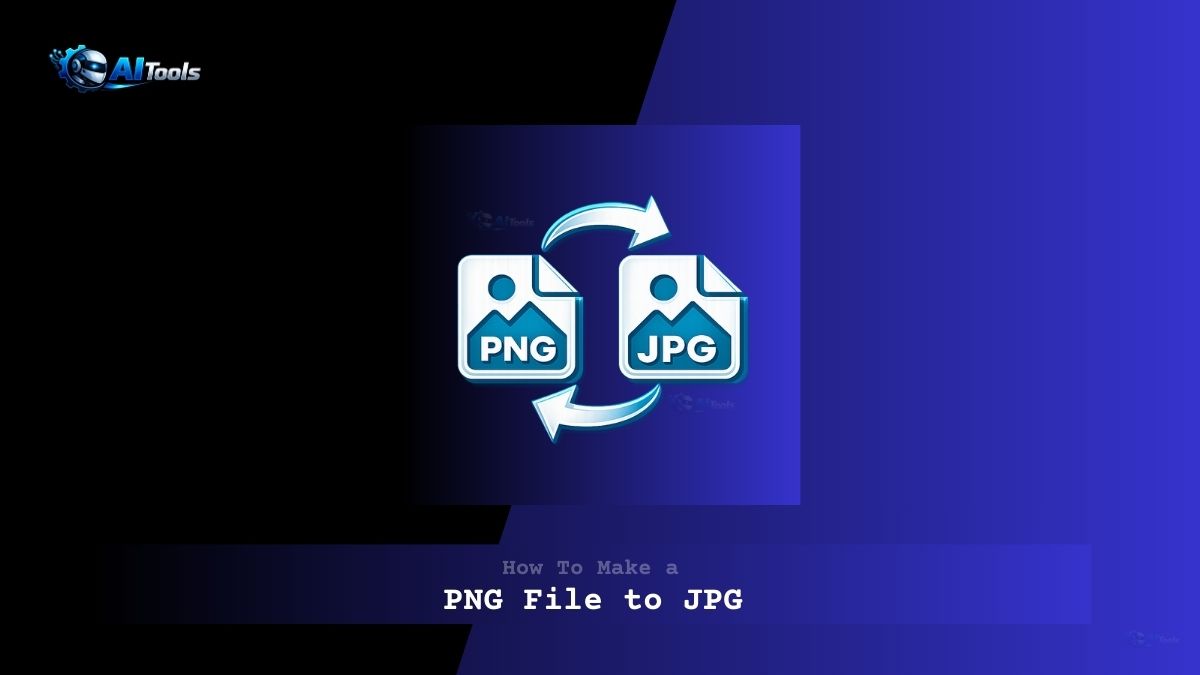 How To Make a PNG File to JPG