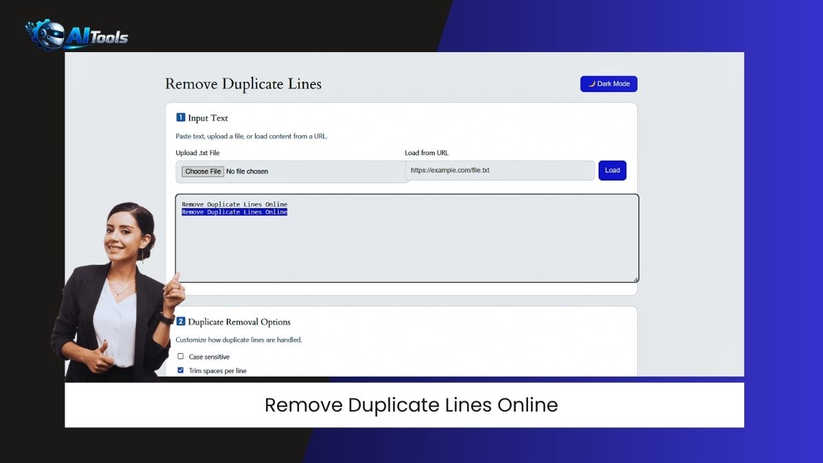Remove Duplicate Lines Online