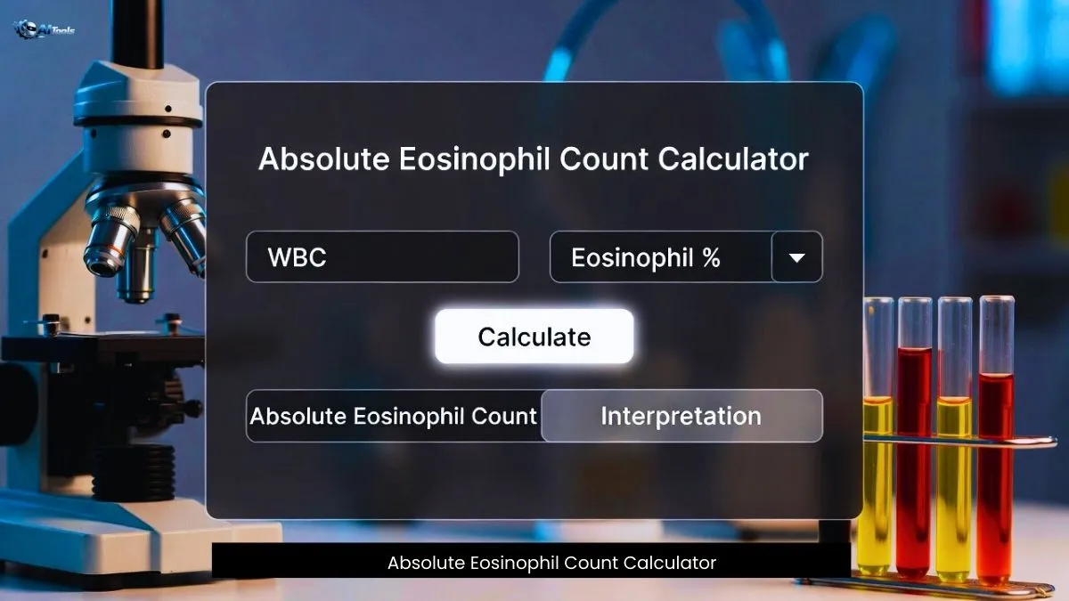 Absolute Eosinophil Count Calculator