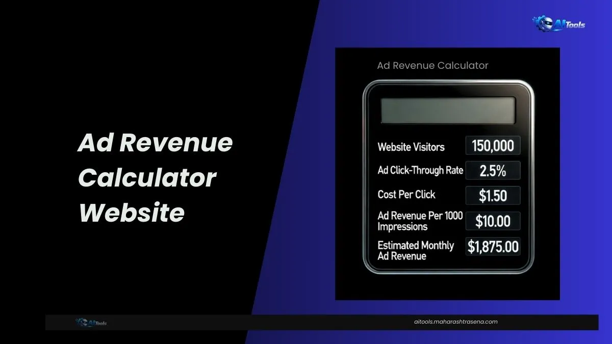 Ad Revenue Calculator Website