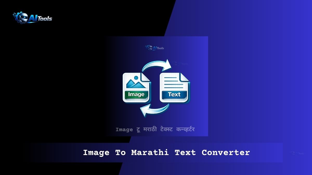 Image To Marathi Text Converter
