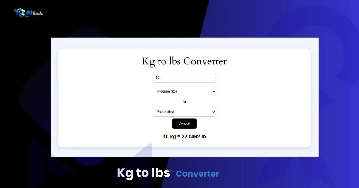 Kg to lbs Converter 1 Kg to lbs Converter