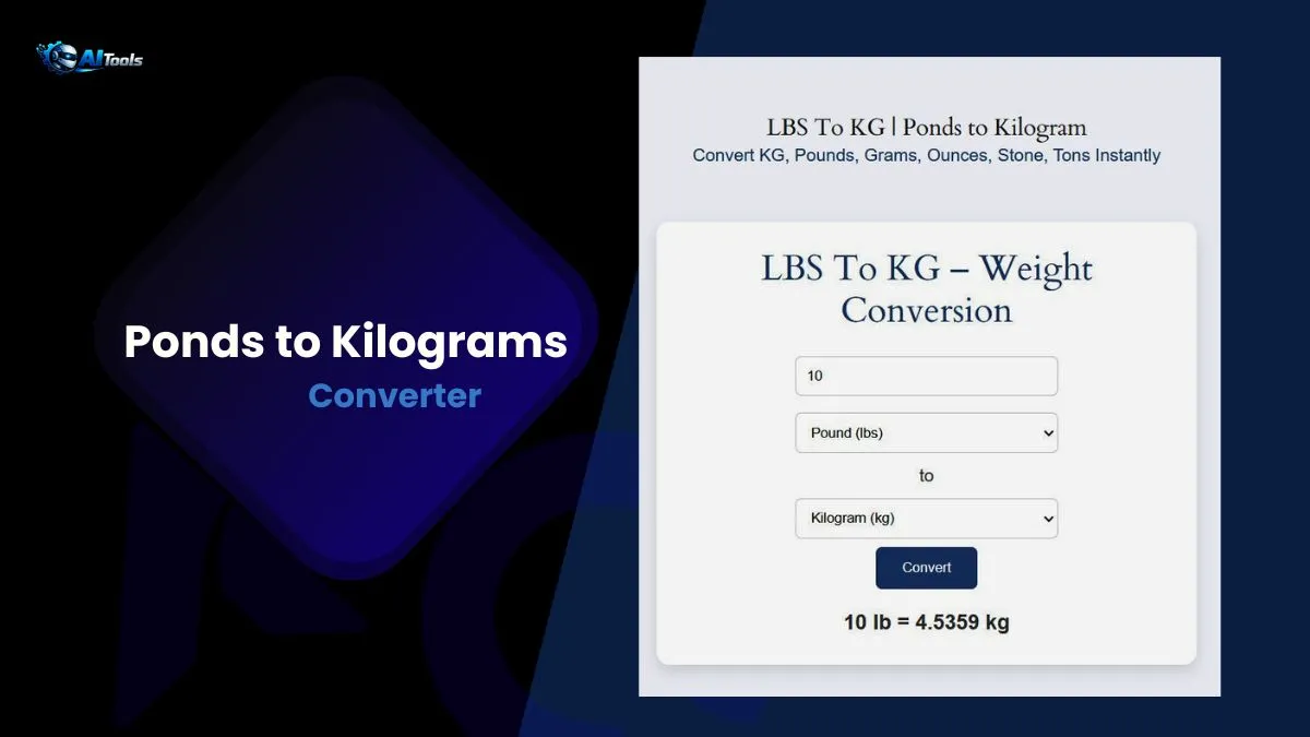 Ponds to Kilograms